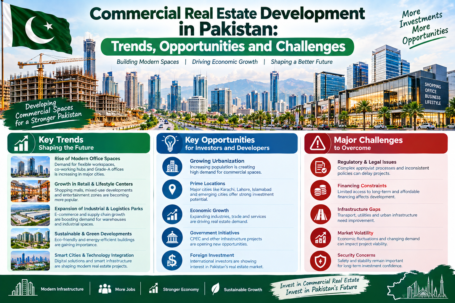 Commercial Real Estate Development in Pakistan: Trends, Opportunities and Challenges