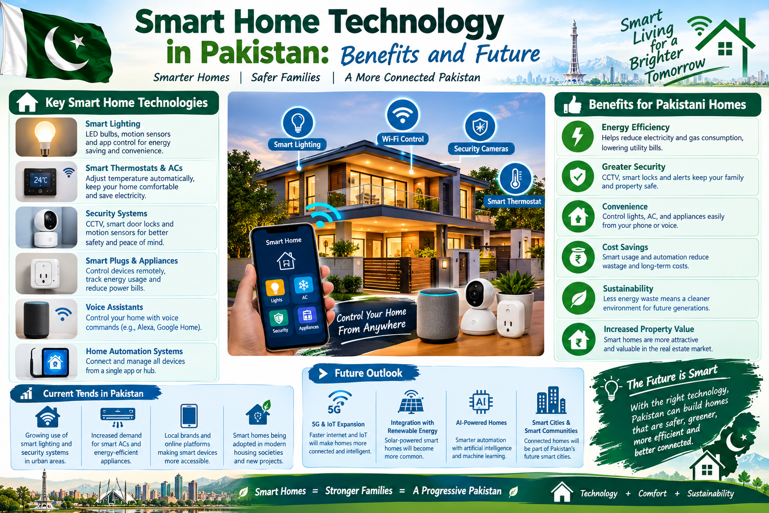 Smart Home Technology in Pakistan: Benefits, Uses, and Future Trends