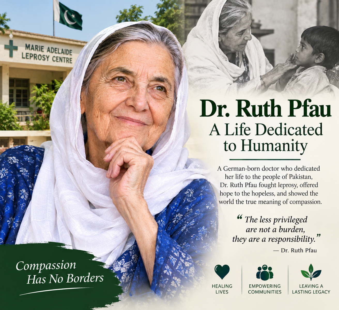 Dr. Ruth Pfau – A Life Dedicated to Humanity
