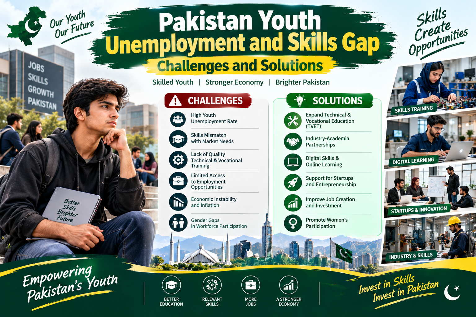 Pakistan’s Youth Skills Gap and Graduate Unemployment: Challenges and Possible Solutions