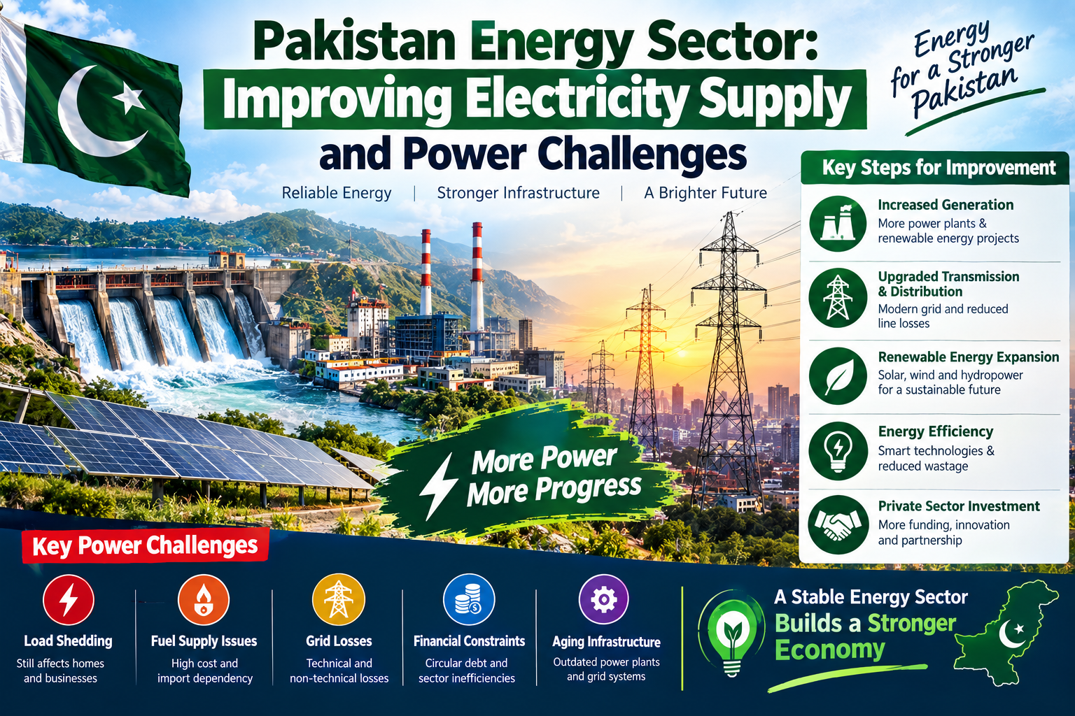 Pakistan Works to Improve Energy Supply and Reduce Power-Sector Challenges