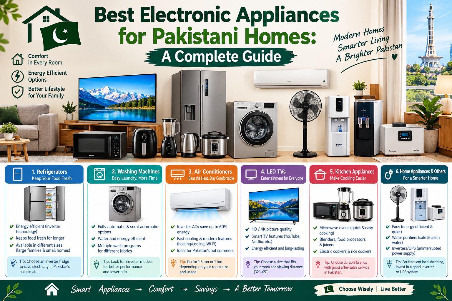 Best Electronic Appliances for Pakistani Homes: A Complete Guide