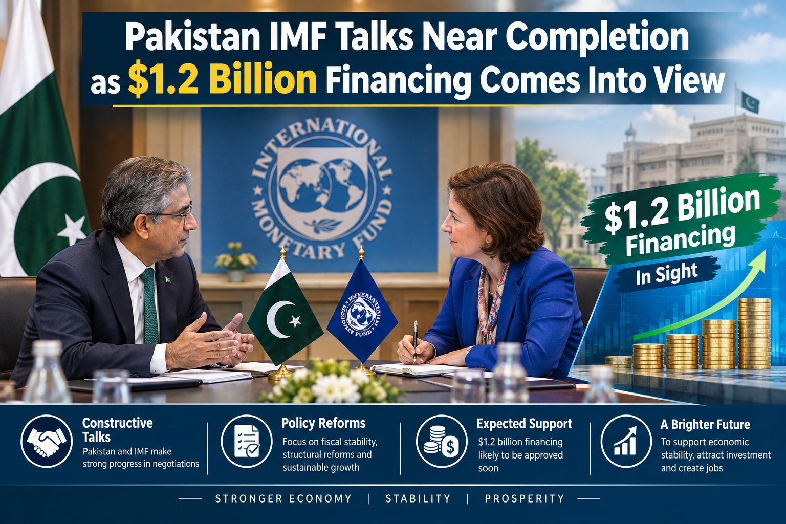 Pakistan and IMF Talks Near Completion as $1.2 Billion Disbursement Comes Into View